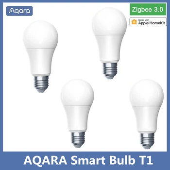 Aqara Smart LED Bombilla T1 Zigbee 3.0 E27 2700K-6500K 220-240V Bluetooth Smart de Luz en el hogar Para Xiaomi mi casa Homekit