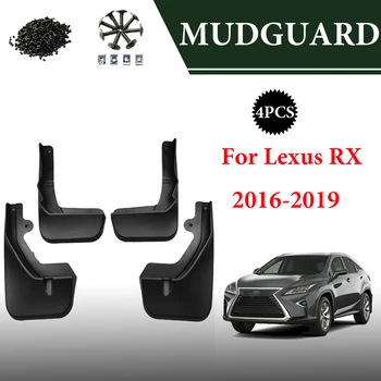 Auto-estilo Para el Lexus RX RX350 RX200T RX450h RX350L 2016-2019 Guardabarros Guardabarros Mudflaps Protector de Salpicaduras de Barro de la Solapa de los Accesorios del Coche