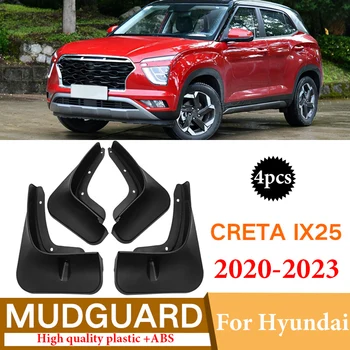 Auto-estilo Para Hyundai Creta ix25 2020 2021 2022 2023 Coche Guardabarros Anti-salpicaduras Anti-Incrustantes Delantero Guardabarros Trasero Accesorios