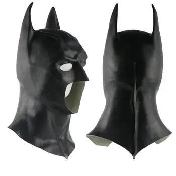Bate Las Máscaras Hombre Lleno La Cabeza De La Máscara De Látex De Bruce Wayne Dark Knight Cosplay De Murciélagos De La Máscara De La Fiesta De Halloween De 1989 Versión