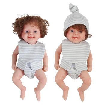 Bebé Recién Nacido Muñeca Realista Bebé Recién Nacido Muñecas De Silicona De Cuerpo Completo Lindo Muñeco Bebé Pequeño Simulación Realista De La Muñeca