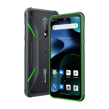 Blackview BV5200 Robusto Teléfono de 4 gb+32 gb de 6.1 pulgadas Teléfono Móvil 5180mAh Batería MTK6761 Helio A22 4G NFC OTG Dual SIM Smartphone