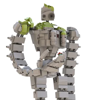 BuildMOC el Castillo en el cielo Laputiano Robot Bloque de Construcción Kit de Carácter Soldado Brickheadz Ladrillo Modelo de DIY Juguetes de Niños BirthdayGift