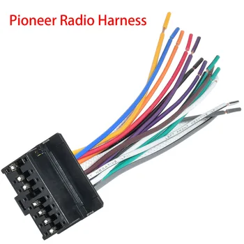 Cable de Audio De Pioneer DEH12 DEH23 DEH2300 16-Pin Coche de CD, Radio Estéreo de Cableado del Conector del Arnés de Cables Auto Electrónica