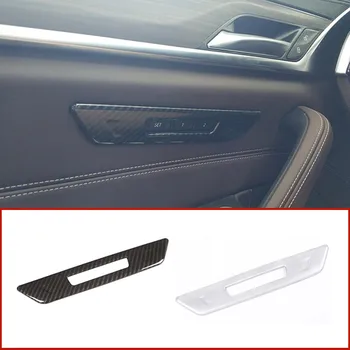 Car Styling Interior del Asiento de la memoria Botón de bloqueo del Marco de Recorte de Pegatinas de Ajuste Para la Serie 5 de BMW G305 6 de la Serie GT de 2018, los Accesorios del Coche