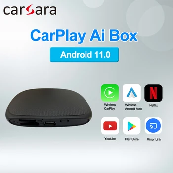 CarPlay Ai Cuadro Inalámbrica Android Auto Dongle Netflix Youtube Streaming Adaptador de Teléfono Espejo Link del Mapa para Automóviles OEM Cable CarPlay