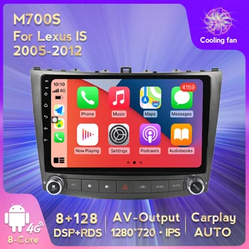 Carplay multimedia 10pulgadas para Lexus ES 2005-2012 DVR 8+128 GB TPMS DAB+ OBD2 1280*720 IPS sistema de Navegación GPS
