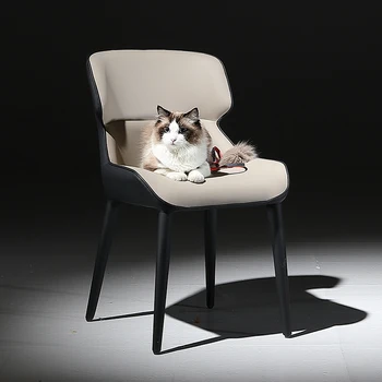 Casa de lujo en silla de comedor, silla de respaldo, de ocio restaurante presidente, italiano minimalista moderna cafetería de la silla, tapizados de ho
