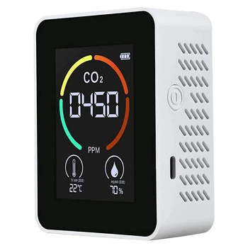 CO2 Dióxido de Carbono Detector de Calidad del Aire Temperatura Humedad Monitor de Medición Rápida del Medidor