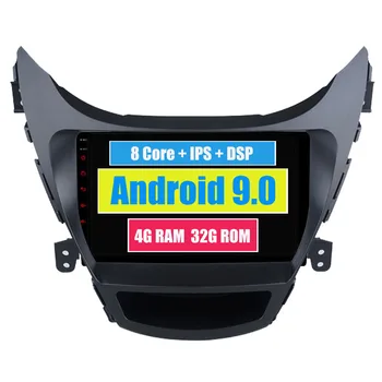 Coche Reproductor Multimedia Para Hyundai Avante I35 2011 2012 2013 2014 2015 Android Autoradio con Bluetooth Radio GPS de Navegación DSP