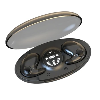Con Micrófono Auriculares Auriculares Inalámbricos Bluetooth5.3 de Música de alta fidelidad Auricular Sueño Tapones para los oídos durante Mucho tiempo en Espera de los Deportes de la prenda Impermeable Auriculares