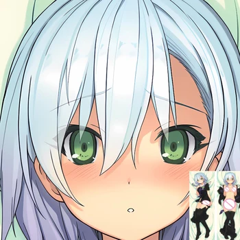 Dakimakura de Anime Aokana: Cuatro Ritmo a Través de La Azul Inui Saki funda de Almohada de Doble cara de Impresión Abrazando a la Almohada Cubierta de la caja