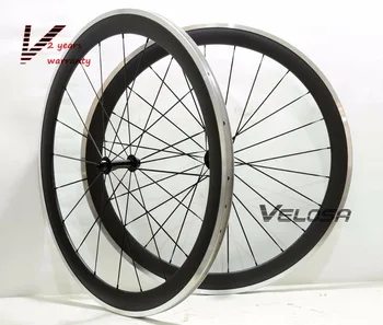 De 50 mm de la cubierta de bicicleta de carretera de carbono de la aleación de ruedas,700C bicicleta de carretera de carbono de la rueda de la aleación de freno de la superficie