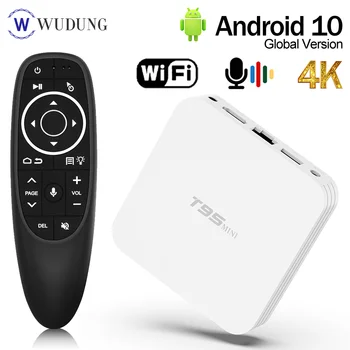 De alta Calidad de color Blanco T95 MINI Smart TV BOX Android 10.0 Allwinner H313 Quad Core 1G8G 2G16G 4K HD Smart Set-Top Box Media Player