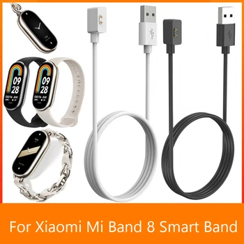 De carga Cable USB de Reemplazo Magnética de la Succión Reloj de Pulsera Cable de Carga de los Equipos de Reloj Adaptador de Cargador para Xiaomi Mi Band 8