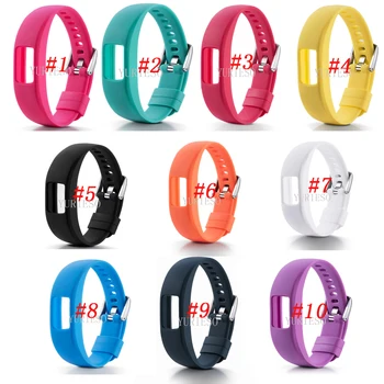 DHL 100pcs Nuevo de Suave Silicona de Repuesto Reloj de Pulsera Banda de la Correa Para Garmin Vivofit4 Vivofit 4 Smart Bandas de Reloj de pulsera
