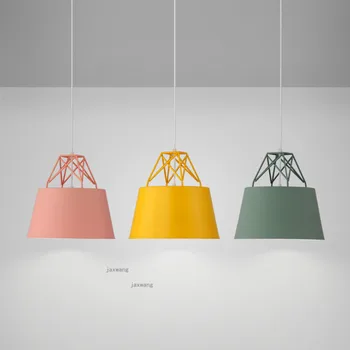 Diseño nórdico LED lámparas Colgantes de la Personalidad Creativa de la Decoración del Hogar, Sala de estar Decoración Colgante Brillo de la Iluminación Accesorios de Luz
