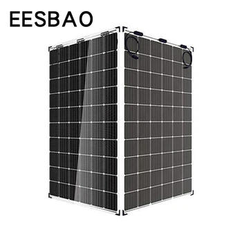 EESBAO de alta eficiencia de los módulos fotovoltaicos 330W sin marco de doble cara de cristal templado de potencia del panel solar sistema de