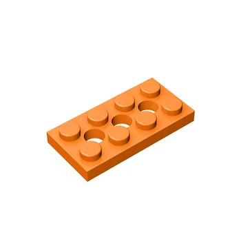 EK Bloques de Construcción Compatibles con LEGO 3709 3709b Técnica de Placa de 2 x 4 con 3 Agujeros MOC Accesorios de Montaje de Piezas Set de Ladrillo
