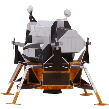 El espacio del Módulo Lunar del Apolo Arte del Origami Plegado Mini hechos a Mano 3D Modelo de Papel de Sci-Fi de Papercraft de BRICOLAJE Adolescentes Adulto Juguetes Artesanales ZX-005