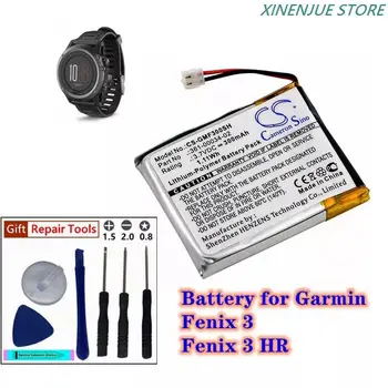 El Smartwatch de la Batería 3.7 V/300mAh 361-00034-02 para Garmin Fenix 3,Fenix3 HR