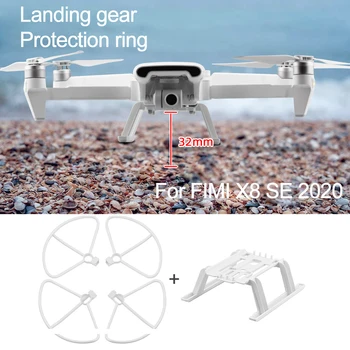 El tren de aterrizaje Kits para FIMI X8 SE 2020 Drone de Liberación Rápida de la Altura del Extensor Largo de la Pierna Protector de Pies Soporte Cardán de la Guardia Accesorios