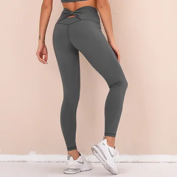 Elástico Apretado Yoga Corto Nuevo Color Sólido Pantalones de Deporte de secado Rápido Ropa de Gimnasio Desnudez Lijado ropa Deportiva Para Mujeres Gimnasio