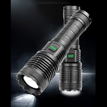Envío de la gota-P50 P70 Poderoso Caza Linterna de LED de Acampar al aire libre de la Linterna de la Antorcha Para 1*18650 O 1*26650 Batería de la Luz