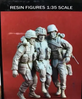Escala 1/35 Moderno Ejército de los estados unidos de Rescate de 3 personas miniaturas de Resina Modelo de Kit de la figura de Envío Gratis