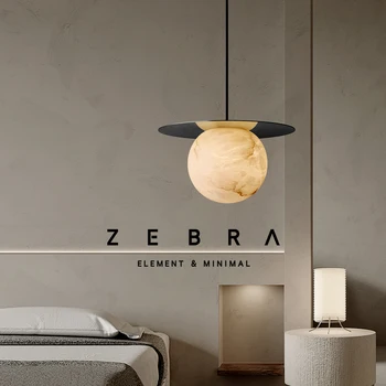 Español mármol moderno simple lujo, creativo y personalizado restaurante sala de exposiciones de la mesilla de dormitorio pequeño candelabro