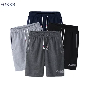 FGKKS Marca de Moda de los Hombres pantalones Cortos de Verano de el Hombre de la Aptitud Boardshorts sesión de Ejercicios de Musculación Casual Male Cortos