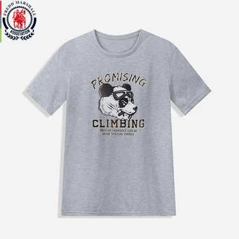 FREDD MARSHALL Hombres Gráficos de T-Shirt Divertidas Gafas de Perro Impreso Camiseta de Verano De 2020 de Manga Corta 100% Algodón Transpirable Camiseta 407