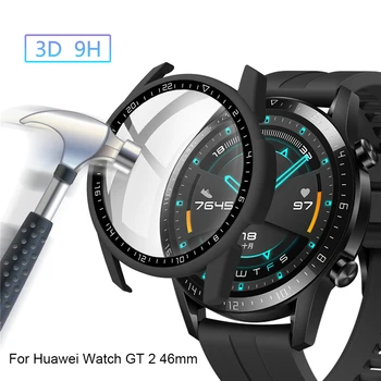 Funda de vidrio templado para Huawei Reloj GT 2, Protector de pantalla de PC, accesorios para reloj inteligente