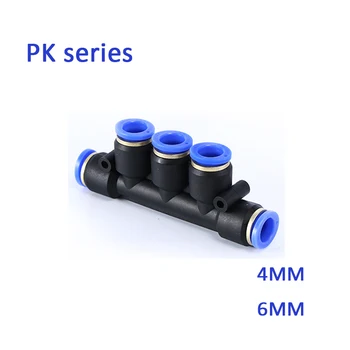 GOGO isometrical Igual cánula PK 4mm 6mm neumático de ajuste 10 PCS/LOTES