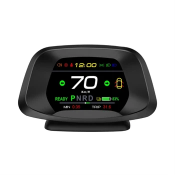 GPS HUD Head Up Display LED Velocímetro Smart-Digital de Conducción de Exceso de velocidad Alarma de Recordatorio de Ajuste para el Modelo 3/Y Accesorios para el Coche