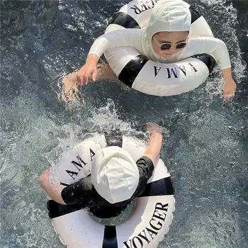 h-los Niños nadar anillo de la vida de la boya del principiante anti vuelco de la axila anillo de juguetes de piscina para niños bebé anillo de natación