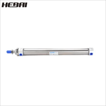 HEBAI Neumática de acero inoxidable de alta calidad mini cilindro MA16 cargó con la cola plana 25/50/100/125/150/200 mm mini cilindro neumático