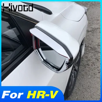 Hivotd de Vista Posterior del Coche del Espejo de la Visera de la Cubierta Escudo de la Lluvia Marco de Protección Accesorios de diseño Exterior Para Honda HRV HR-V 2015-2021