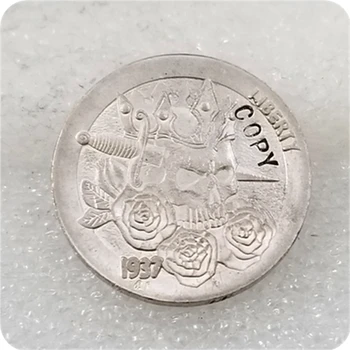 Hobo de níquel - buffalo nickel moneda COPIA