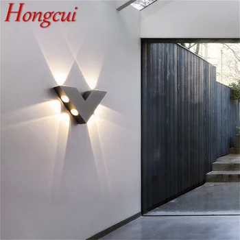 Hongcui Aplique de Pared forma de V al aire libre de la Luz Creativa Impermeable Patio Moderno LED de la Lámpara Para el Hogar