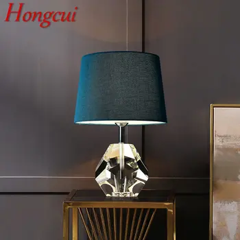 Hongcui Moderno de Atenuación de la Lámpara de Mesa LED de Cristal Creativo de Lujo Mesa de Luces para el Hogar Sala de estar Dormitorio de la Mesilla de Decoración