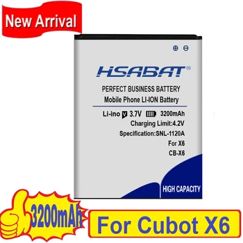 HSABAT de la Marca Superior 3200mAh Para Cubot X6 batería de Alta calidad