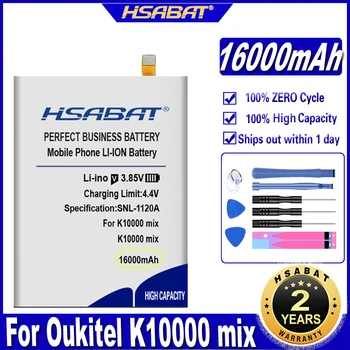 HSABAT K10000 mezcla de 16000mAh Batería para Oukitel K10000 mezcle Pilas