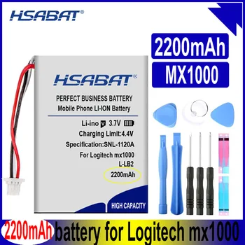 HSABAT L-LB2 2200mAh de la Batería para Logitech mx1000 MX 1000 M-RAG97 ratón inalámbrico Baterías