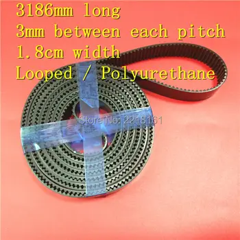 Impresora UV de cama plana de piezas de repuesto Infinito FY-1325A largo de la correa /del anillo O bucle HTD-3M cinta plana 1pc para la venta