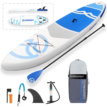Inflable de Stand Up Paddle Board Antideslizante tabla de SUP Surf Junta con Bomba de Aire, Bolsa de Pie Boat de Wakeboard Longboard 2023