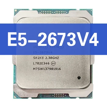 Intel Xeon E5 2673 V4 Procesador SR2KE 2.3 Ghz 20Core 135W Socket LGA 2011-3 CPU E5 2673V4 Atermiter Rojo de la Placa base DDR4 NVMe Kit