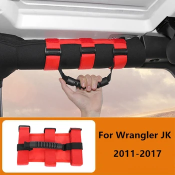 Interior del coche Roll Bar maniglione con supporto Bracciolo Superior Afferrare Pasamanos de Seguridad Por Jeep Wrangler TJ CJ JK JL Deporte