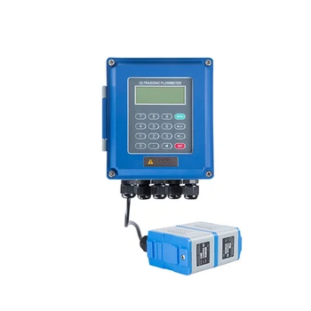 JUF-2000B Digital Ultrasónico medidor de flujo Industrial Fijo Independientes Ultrasónico Sensor del Medidor de Flujo de Agua