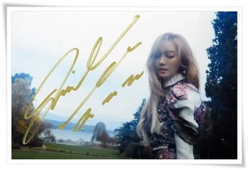 Jung Soo Yeon Jessica autografiada foto firmada el país de las Maravillas de nueva coreano 12.2016 Un